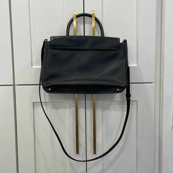 Kate Spade Serrano Place Pearl Dorina Black Leather Satchel Bag - Picture 6 of 16